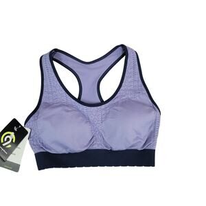 C9 By Champion XS Blue Orchid Racerback Seamless Sports Bra